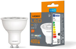 Videx LED izzó GU10 Spotlámpa 5W = 50W 400lm 4000K Semleges 36° Videx (VIDLED0305)