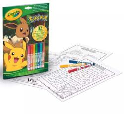 Crayola Crayola: Carte de colorat și activități - Pokémon (04-2746G)