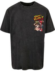Mr. Tee Streetfighter II Roster Oversize Tee black
