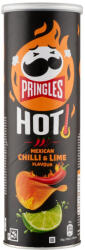Pringles Hot Mexican chili és lime ízesítésű sós snack 160g