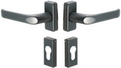 Gomboss/perfekto Felix Biztonsági Antracit Kilincs/Kilincs PZ (49-Z00078-52)