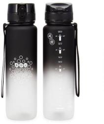 Ars Una Motivációs BPA mentes kulacs - 1000 ml - matt fekete/fehér (56574517)