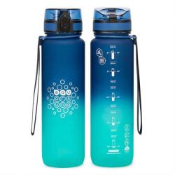 Ars Una Motivációs BPA mentes kulacs - 1000 ml - matt kék/türkiz színátmentes (56574531)