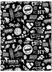 BackUP gumis mappa A4-es - Skate More (TGA4B7A57)