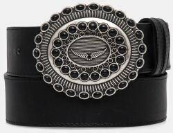 Zadig&Voltaire bőr öv fekete, női, LWBT00279 - fekete 85