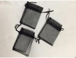 Organza tasak 7, 5x10 cm fekete