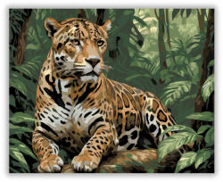 Jaguar a Dzsungel Mélyén - számfestő készlet