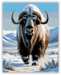  Pézsmatulok a Tundrán - számfestő készlet