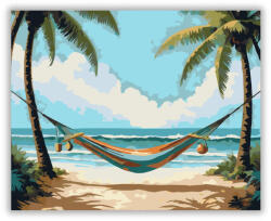  Trópusi Függőágy - számfestő készlet