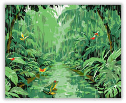  Trópusi Esőerdő Ösvény - számfestő készlet