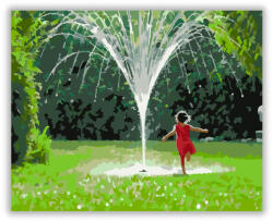  Gyermekjáték a Kerti Szökőkútnál - számfestő készlet