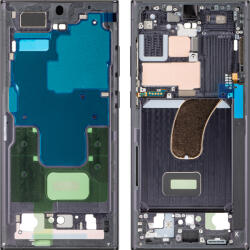 Samsung Carcasa Mijloc Samsung Galaxy S23 Ultra S918, Neagra (Phantom Black), Service Pack GH96-15833A