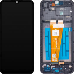 Samsung Display cu Touchscreen Samsung Galaxy A04 A045, cu Rama, Negru, Service Pack GH81-22731A