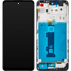 Motorola Display cu Touchscreen Motorola Moto E32s / E22s, cu Rama, Negru, Service Pack 5D68C20795 (5D68C21370)