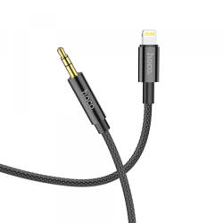 Apple Cablu Audio Lightning - 3.5mm HOCO UPA19, 1m, Negru