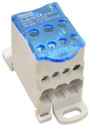 TRACON FLSO16 3×16(16)mm2 / 4×10(6)mm2/ 1000VAC/DC/ 80A nyitható fedéllel fővezetéki leágazó sorkapocs (FLSO16) - oneclick
