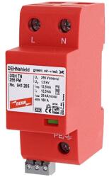 Dehn Sühne DEHN 9412 DSH TN 255 FM shield egyfázisú TN rendszerhez akalmazásoptimalizált 1. +2. típ. kombinált villámáram-levezető (941205) - oneclick