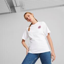 PUMA DOWNTOWN Relaxed Graphic Tee XS | Női | Pólók | Fehér | 538362-02