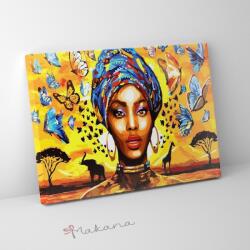 Makana Keresztül a szavannán - Számfestő készlet, kerettel (40x50 cm)