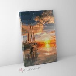 Makana Vitorlázás a nap felé 9856- Számfestő készlet, kerettel (40x50 cm)