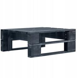 vidaXL Kerti szék raklapból fekete impregnált fenyőfa (3066436)