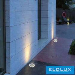ELDLUX Taposólámpa LED 7w 850lm 3000k 30° IP67 acél Ø146-Ø128x92mm (ES08-7C) - moretti