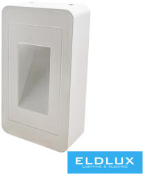 ELDLUX Lábazati LED lámpatest 12w 1000lm 4000k 120° IP65 fehér (ES62-BN)