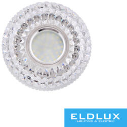 ELDLUX LUXOR süllyesztett lámpatest LED 3W CW + GU10 króm (D516571) - moretti