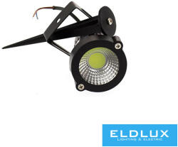 ELDLUX Kerti spotlámpa 5w 290lm 3000k IP65 fekete 285x78mm (ES06-NC) - moretti