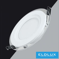 ELDLUX Köralakú süllyesztett LED panel 6w 500lm CCT IP20 fehér (P-75E-T3C)