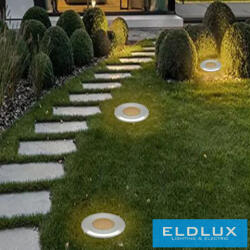 ELDLUX Vízalatti lámpa LED AC/DC-12/24v 1w 90lm 3000k 30° IP68 acél Ø42-Ø38x90mm (ES41-C)