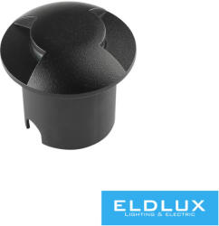 ELDLUX Taposólámpa LED 1w 50lm 3000k 210° IP67 fekete Ø60x54mm (322-C) - moretti