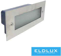 ELDLUX Lábazati süllyesztett LED lámpatest 2.5w 150lm 4000k 120° IP65 alumínium 110x45mm (ES05-AN)