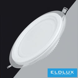 ELDLUX Köralakú süllyesztett LED panel 18w 1800lm CCT kapcsolóval IP20 fehér (P-165E-T3C)