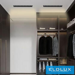 ELDLUX süllyesztett spot lámpa 24W 2200lm 3000k 34° IP20 335mm fekete (F24W-NC)