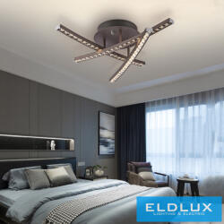ELDLUX MEMPHIS kristályüveg mennyezeti lámpa króm 18W 4000K (C99006-3)
