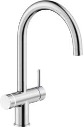 Nobili Baterie de bucatarie Nobili Sorgente Frizza & Bolle LV0K133/AIOIX, apa filtrata, apa clocotita si carbogazoasa, conectivitate WiFi, Inox periat (LV0K133/AIOIX)