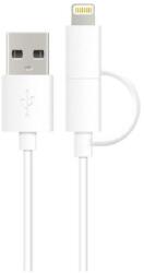 Energizer Кабел Energizer - Dual Solution, Lightning/micro USB, 1.2 m, бял (C11UBDUGWH4)