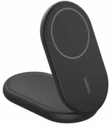 Belkin Boost Charge Összecsukható Vezeték nélküli Qi2 töltőállvány 15W fekete (WIB007HQBK)