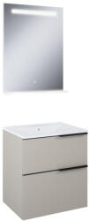 AREZZO design Komplett bútor, AREZZO design beige MONTEREY 60 cm-es szett beépített mosdóval - mozaikkeramia