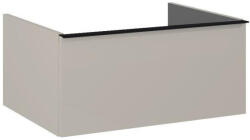 AREZZO design Alsó szekrény, AREZZO design MONTEREY 60 cm-es alsószekrény 1 fiókkal Matt Beige színben, szifonk - mozaikkeramia
