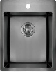 Deante Mosogatótálca, Deante Olfato Precious 1 medencés, acél mosogató, titanium ZPO_D10E
