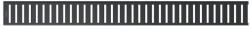 Alcadrain Padlóösszefolyó rács, AlcaPlast Pure Black 650 mm PURE-650BLACK