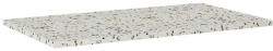AREZZO design Mosdópult, AREZZO design TERRAZZO márvány mosdópult 90/49, 4/2 mix matt - mozaikkeramia