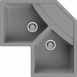 Elleci Mosogatótálca, Elleci Mosogatótálca Unico CORNER sarok M73 titanium