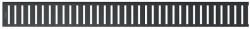 Alcadrain Padlóösszefolyó rács, AlcaPlast Pure Black 1050 mm PURE-1050BLACK
