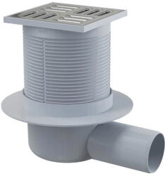 Deante Padlóösszefolyó, Deante rácsos padlóösszefolyó, szálcsiszolt acél KOS_001C