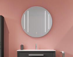 TBOSS Fürdőszoba tükör, Tboss Floating Mirror Aton 80 cm - mozaikkeramia