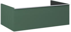 AREZZO design Alsó szekrény, AREZZO design MONTEREY 80 cm-es alsószekrény 1 fiókkal Matt Zöld színben, szifonki - mozaikkeramia