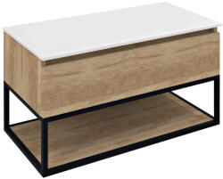SAPHO Alsó szekrény, Sapho SKARA CG006-2222 fali mosdótartó szekrény, 90x50x45cm - mozaikkeramia